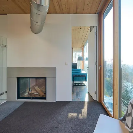 Luxus Design Apartment Mit Panoramafenster - See - & Waldblick, Wechselnde Kunst Zum Erwerb Bregenz